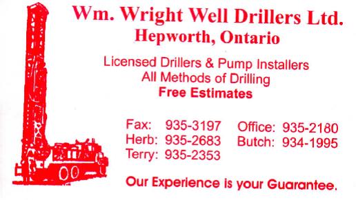 Wm. Wright Well Drillers Ltd.