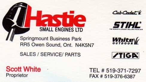 HASTIE SMALL ENGINES LTD.