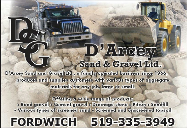 D'ARCY SAND AND GRAVEL