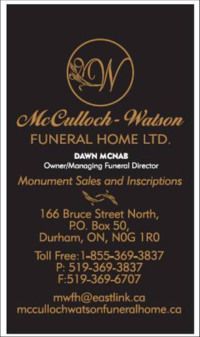 MCCULLOCH WATSON FUNERAL HOME