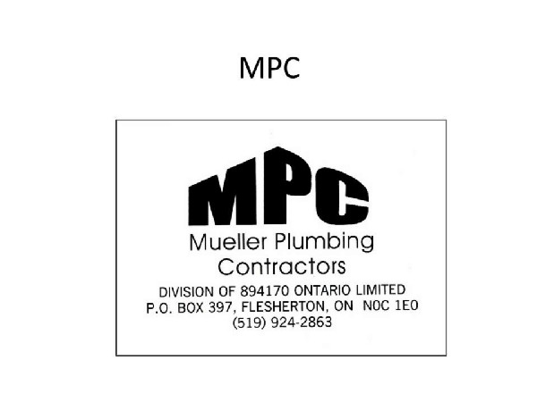 Mueller Plumbing Contractors