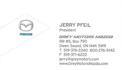 Grey Motors Mazda-Jerry Pfeil