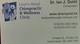 Lion's Head Chiropractic & Wellness Centre