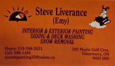 Steve Liverance Sunset Interior & Exterior Painting