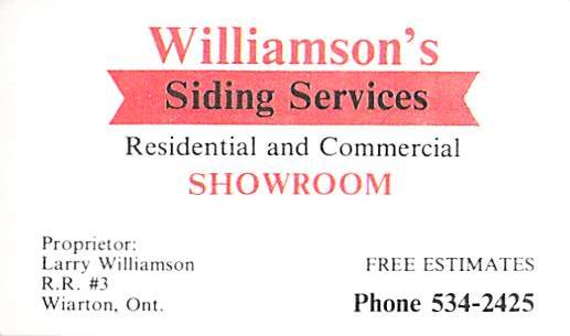 Williamson's Siding Services
